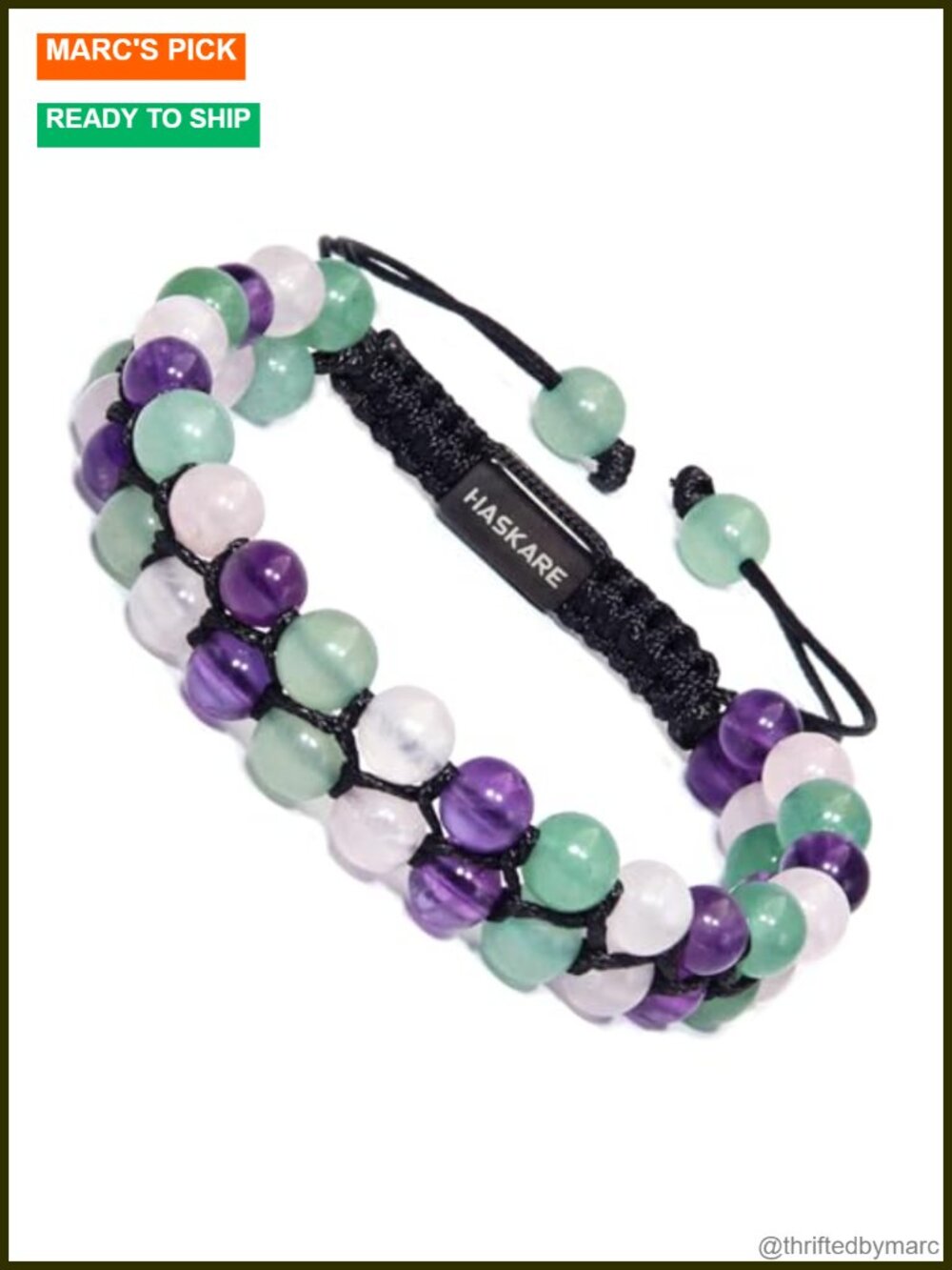 Matching Mother Daughter Bracelets, Natural Rose Quartz Amethyst Aventurine
